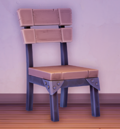 An in-game look at Industrial Dining Chair.