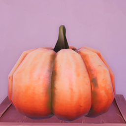 An in-game look at Spooky Heirloom Pumpkin.