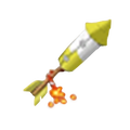 The icon of Yellow Tornado Firework in the in-game inventory.