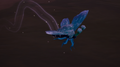 Un aperçu de Lunar Fairy Moth dans le jeu lorsqu'elle est trouvée dans la nature.