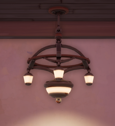 An in-game look at Ranch House Chandelier.