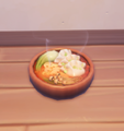 An in-game look at Mushroom Dumpling Soup.