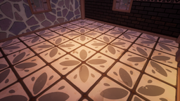 Field Madder Tile Floor in game.