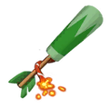 The icon of Green Spinning Firework in the in-game inventory.