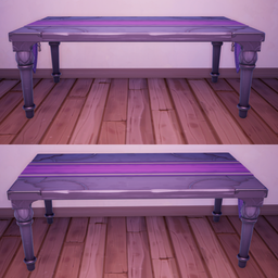 An in-game look at Ravenwood Dining Table.