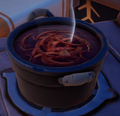 An in-game look at Palian Onion Soup.