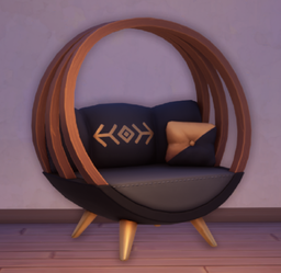 An in-game look at Capital Chic Armchair.