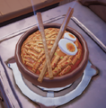 Een in-game blik op Pittige Rijstcakes.