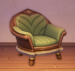 An in-game look at Bellflower Armchair.