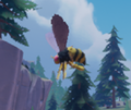 An in-game look at Bahari Bee when found in the wild.