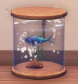 An in-game look at Cloudfish in a fish tank.