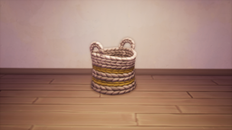 An in-game look at Cozy Woven Basket.