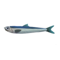 The icon of Oily Anchovy in the in-game inventory.