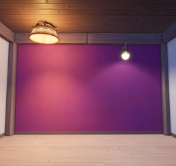 An in-game look at Rosy Garnet Stucco Wall.