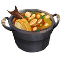 The icon of Fish Stew in the in-game inventory.