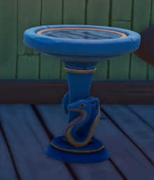 Dragontide Low End Table as seen ingame at the furniture store.