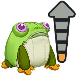 The icon of Frogbert Plush in the in-game inventory.