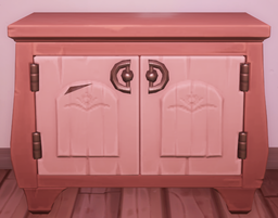An in-game look at Homestead Floor Cabinet.