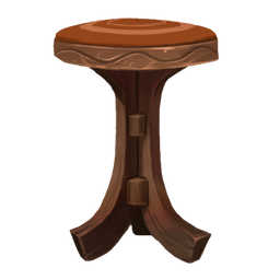 The icon of Kilima Inn Stool in the in-game inventory.