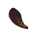 The icon of Striped Chapaa Tail in the in-game inventory.