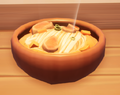 An in-game look at Sernuk Noodle Stew.