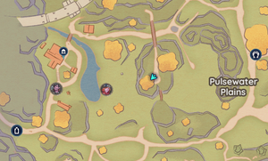 Map location of Purple Shiny Pebble