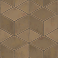 Sienna Cubed Tile Floor