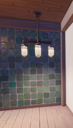 An in-game look at A Little Jaded Tile Wall.