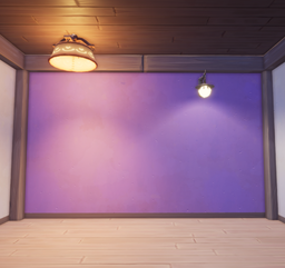 An in-game look at Light Amethyst Stucco Wall.