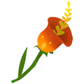 The icon of Sundrop Lily in the in-game inventory.