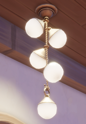 An in-game look at Valley Sunrise Hanging Lamp.