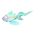 The icon of Eyeless Minnow in the in-game inventory.