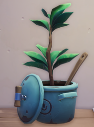 Makeshift Ficus Planter viewed at a different angle.