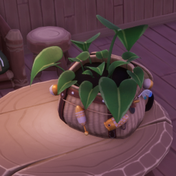 An in-game look at Log Cabin Planter.