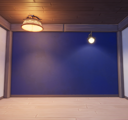 An in-game look at Dark Sapphire Stucco Wall.