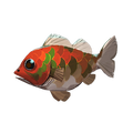 The icon of Smallmouth Bass in the in-game inventory.