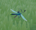 An in-game look at Brushtail Dragonfly when found in the wild.