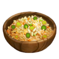 The icon of Veggie Fried Rice in the in-game inventory.
