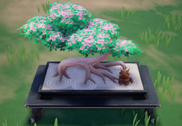 An in-game look at Forager's Bonsai.