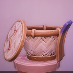 An in-game look at Maji Market Woven Basket.