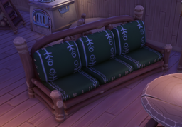 An in-game look at Log Cabin Couch.