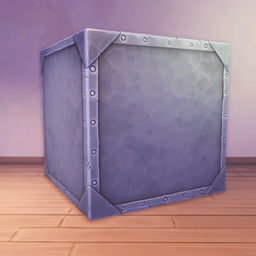 An in-game look at Builders Large Iron Crate.