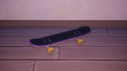 在游戏中查看酷炫风巴哈利滑板。