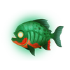 Energiegeladener Piranha