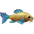 The icon of Crucian Carp in the in-game inventory.