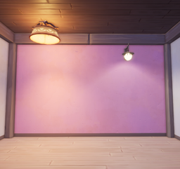 An in-game look at Blushing Ruby Stucco Wall.
