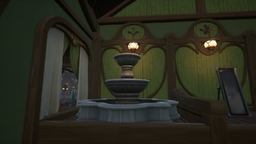 Bellflower Grand Fountain as seen from another angle ingame at furniture store.