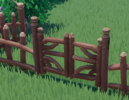 An in-game look at Log Cabin Double Gate.