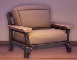 An in-game look at Industrial Armchair.