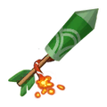 The icon of Green Crackling Firework in the in-game inventory.
